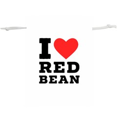 I Love Red Bean Lightweight Drawstring Pouch (xl) by ilovewhateva