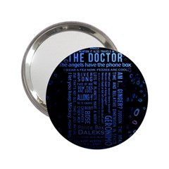 Doctor Who Tardis 2 25  Handbag Mirrors by Mog4mog4