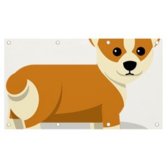 Corgi Dog Puppy Banner And Sign 7  X 4  by 99art