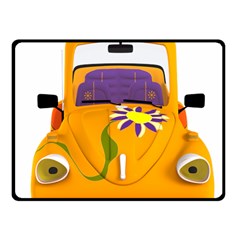 Car-transportation-cartoon-comic Fleece Blanket (small) by 99art