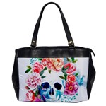 Day Of The Dead Skull Art Oversize Office Handbag Front