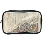 Mountain View Mountain Top Infographics Map Toiletries Bag (Two Sides) Back