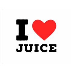 I Love Juice Two Sides Premium Plush Fleece Blanket (medium) by ilovewhateva