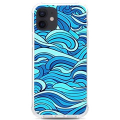 Pattern Ocean Waves Blue Nature Sea Abstract Iphone 12/12 Pro Tpu Uv Print Case by danenraven
