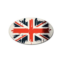 Union Jack England Uk United Kingdom London Sticker Oval (100 Pack) by Bangk1t