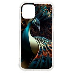 Peacock Bird Feathers Plumage Colorful Texture Abstract Iphone 12 Mini Tpu Uv Print Case	 by Wav3s