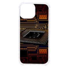 Processor Cpu Board Circuit Iphone 13 Mini Tpu Uv Print Case by Wav3s