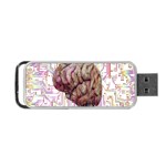 Brain Think Neurons Circuit Portable USB Flash (One Side) Front