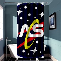 Nasa Insignia Shower Curtain 36  X 72  (stall)  by Wav3s