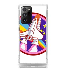 Badge-patch-pink-rainbow-rocket Samsung Galaxy Note 20 Ultra Tpu Uv Case by Wav3s