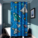 About-space-seamless-pattern Shower Curtain 36  x 72  (Stall)  Curtain(36 X72 )