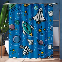 About-space-seamless-pattern Shower Curtain 60  X 72  (medium)  by Wav3s