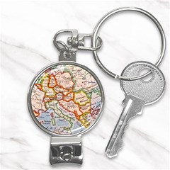 Map Europe Globe Countries States Nail Clippers Key Chain by Ndabl3x