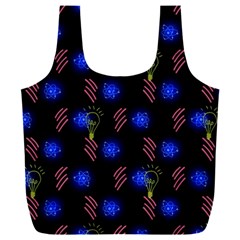 Background Pattern Graphic Full Print Recycle Bag (xxxl) by Vaneshop