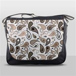 Paisley Pattern Background Graphic Messenger Bag Front