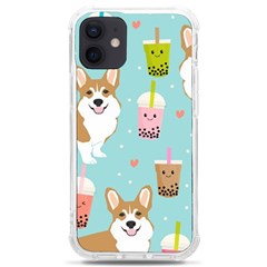 Welsh Corgi Boba Tea Bubble Cute Kawaii Dog Breed Iphone 12 Mini Tpu Uv Print Case	 by Wav3s