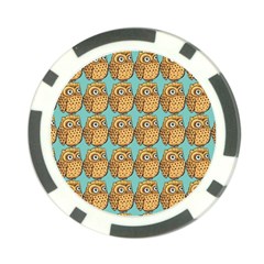 Owl Bird Pattern Poker Chip Card Guard by Vaneshop