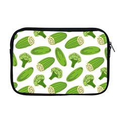 Vegetable Pattern With Composition Broccoli Apple Macbook Pro 17  Zipper Case by Grandong