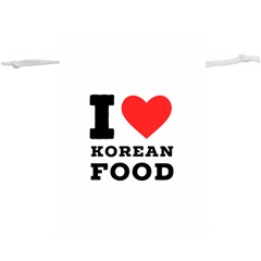 I Love Korean Food Lightweight Drawstring Pouch (xl) by ilovewhateva