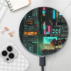 Video Game Pixel Art Wireless Fast Charger(white) by Cowasu