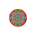 Mandalas Psychedelic Golf Ball Marker (10 pack) Front