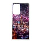 Moscow Kremlin Saint Basils Cathedral Architecture  Building Cityscape Night Fireworks Samsung Galaxy Note 20 Ultra TPU UV Case Front