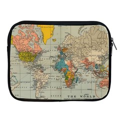 Vintage World Map Apple Ipad 2/3/4 Zipper Cases by Cowasu