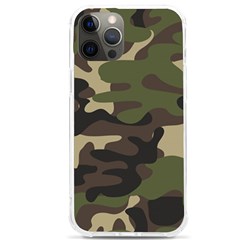 Texture Military Camouflage Repeats Seamless Army Green Hunting Iphone 12 Pro Max Tpu Uv Print Case by Cowasu