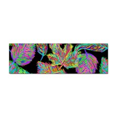 Autumn Pattern Dried Leaves Sticker (bumper) by Simbadda