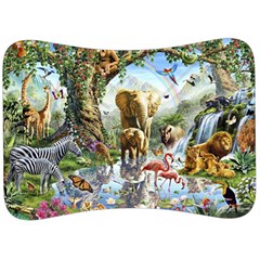 Beautiful Jungle Animals Velour Seat Head Rest Cushion by Ravend