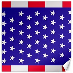 Usa Independence Day July Background Canvas 12  X 12  by Vaneshop