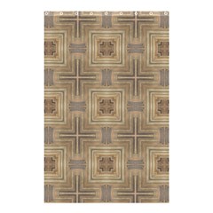 Abstract Wood Design Floor Texture Shower Curtain 48  X 72  (small)  by Celenk