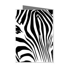 Animal Cute Pattern Art Zebra Mini Greeting Cards (pkg Of 8) by Amaryn4rt