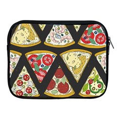 Vector-seamless-pattern-with-italian-pizza-top-view Apple Ipad 2/3/4 Zipper Cases by uniart180623