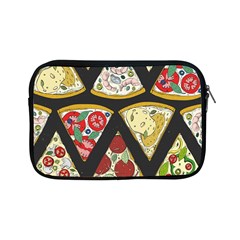 Vector-seamless-pattern-with-italian-pizza-top-view Apple Ipad Mini Zipper Cases by uniart180623