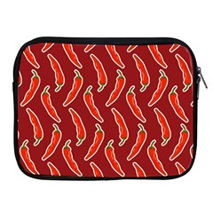 Chili-pattern-red Apple Ipad 2/3/4 Zipper Cases by uniart180623