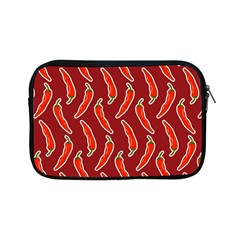 Chili-pattern-red Apple Ipad Mini Zipper Cases by uniart180623