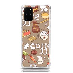 Vector-seamless-pattern-with-doodle-coffee-equipment Samsung Galaxy S20plus 6 7 Inch Tpu Uv Case by uniart180623