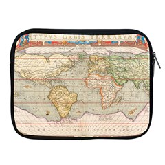 Old World Map Of Continents The Earth Vintage Retro Apple Ipad 2/3/4 Zipper Cases by uniart180623