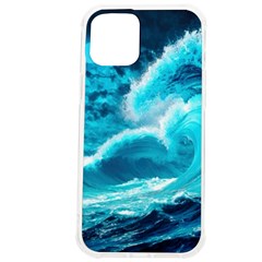 Ai Generated Waves Ocean Sea Tsunami Nautical Sea Iphone 12 Pro Max Tpu Uv Print Case by uniart180623