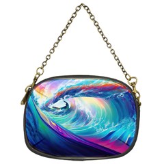 Waves Ocean Sea Tsunami Nautical Nature Water Chain Purse (one Side) by uniart180623