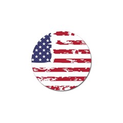 Flag Usa Unite Stated America Golf Ball Marker by uniart180623