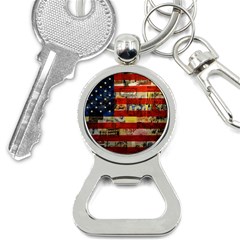 Usa Flag United States Bottle Opener Key Chain by uniart180623