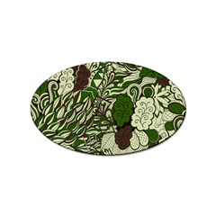 Texture Ornament Pattern Seamless Paisley Sticker Oval (10 Pack) by uniart180623