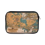 World Map Travel Pattern Architecture Apple iPad Mini Zipper Cases Front