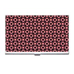 Mazipoodles Red Donuts Polka Dot  Business Card Holder Front