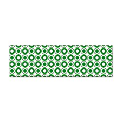 Mazipoodles Green White Donuts Polka Dot  Sticker (bumper) by Mazipoodles