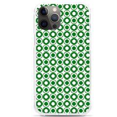 Mazipoodles Green White Donuts Polka Dot  Iphone 12 Pro Max Tpu Uv Print Case by Mazipoodles