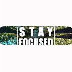 Stay Focused Focus Success Inspiration Motivational Large Bar Mat by Bangk1t