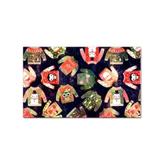 Ugly Christmas Sticker Rectangular (10 Pack) by uniart180623